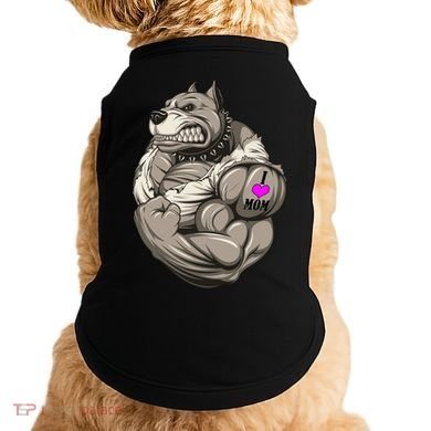 Pit Bull Loves Mom Doggie Tank