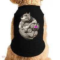 Pit Bull Loves Mom Doggie Tank thumb 0