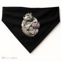 Pit Bull Loves Mom USA-Made Doggie Bandana thumb 0