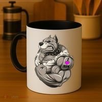 Pit Bull Loves Mom Coffee Mug thumb 4