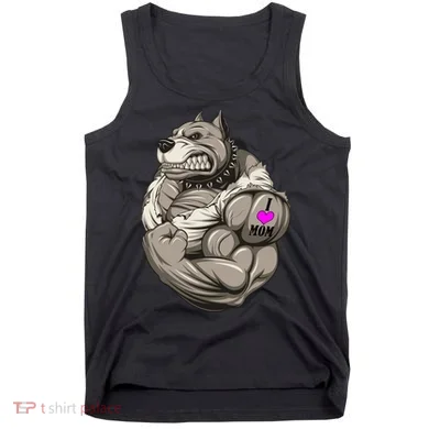 Pit Bull Loves Mom Tank Top