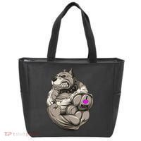 Pit Bull Loves Mom Tote Bag thumb 0