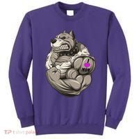 Pit Bull Loves Mom Sweatshirt thumb 0