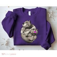 Pit Bull Loves Mom Sweatshirt thumb 2