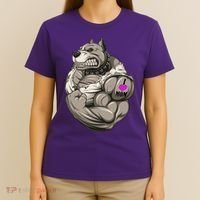 Pit Bull Loves Mom T-Shirt thumb 4