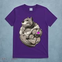 Pit Bull Loves Mom T-Shirt thumb 5