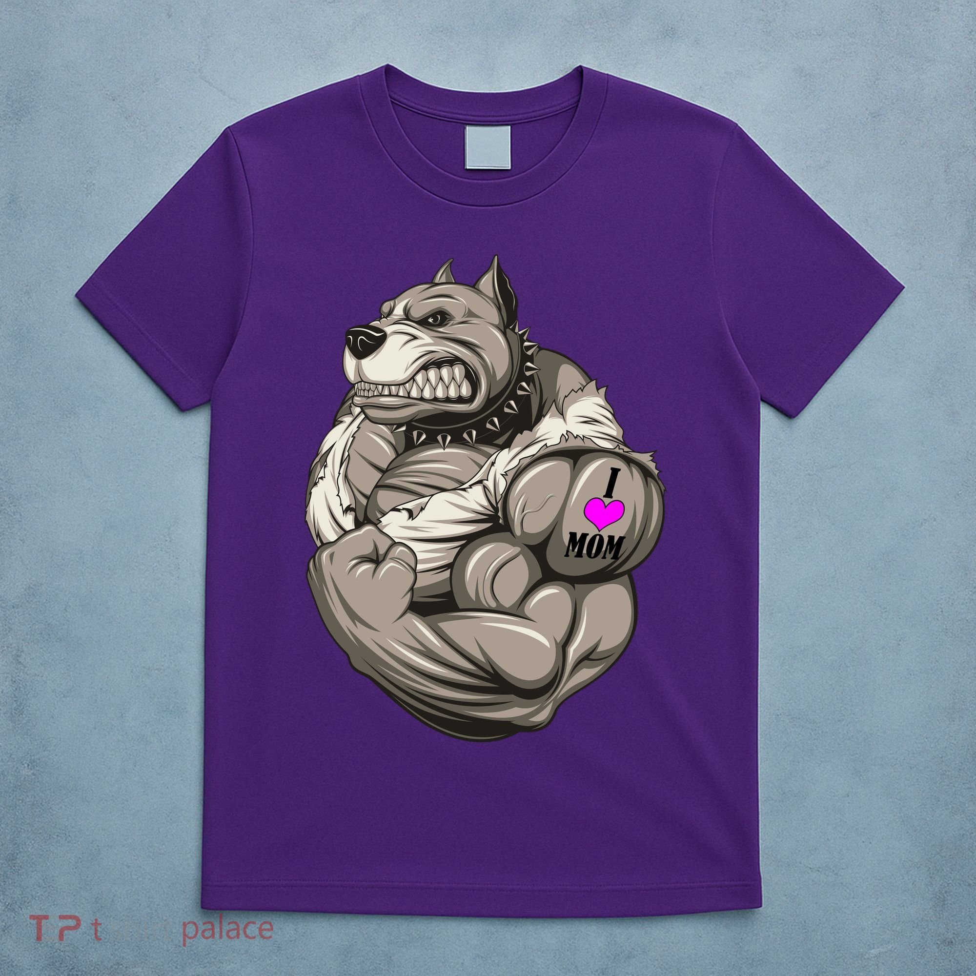 Pit Bull Loves Mom T-Shirt