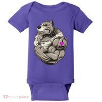Pit Bull Loves Mom Baby Bodysuit thumb 0