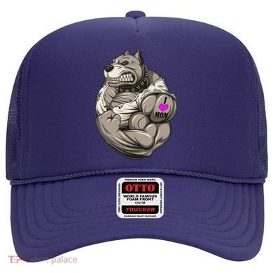 Pit Bull Loves Mom Hat
