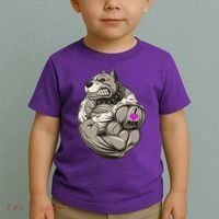 Pit Bull Loves Mom Toddler T-Shirt thumb 2