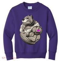 Pit Bull Loves Mom Kids Sweatshirt thumb 0