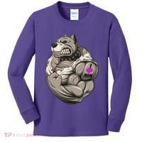 Pit Bull Loves Mom Kids Long Sleeve Shirt thumb 0