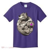 Pit Bull Loves Mom Kids T-Shirt thumb 0