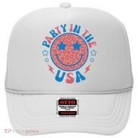 Party in the USA 4th of July Preppy Smile Hat thumb 0