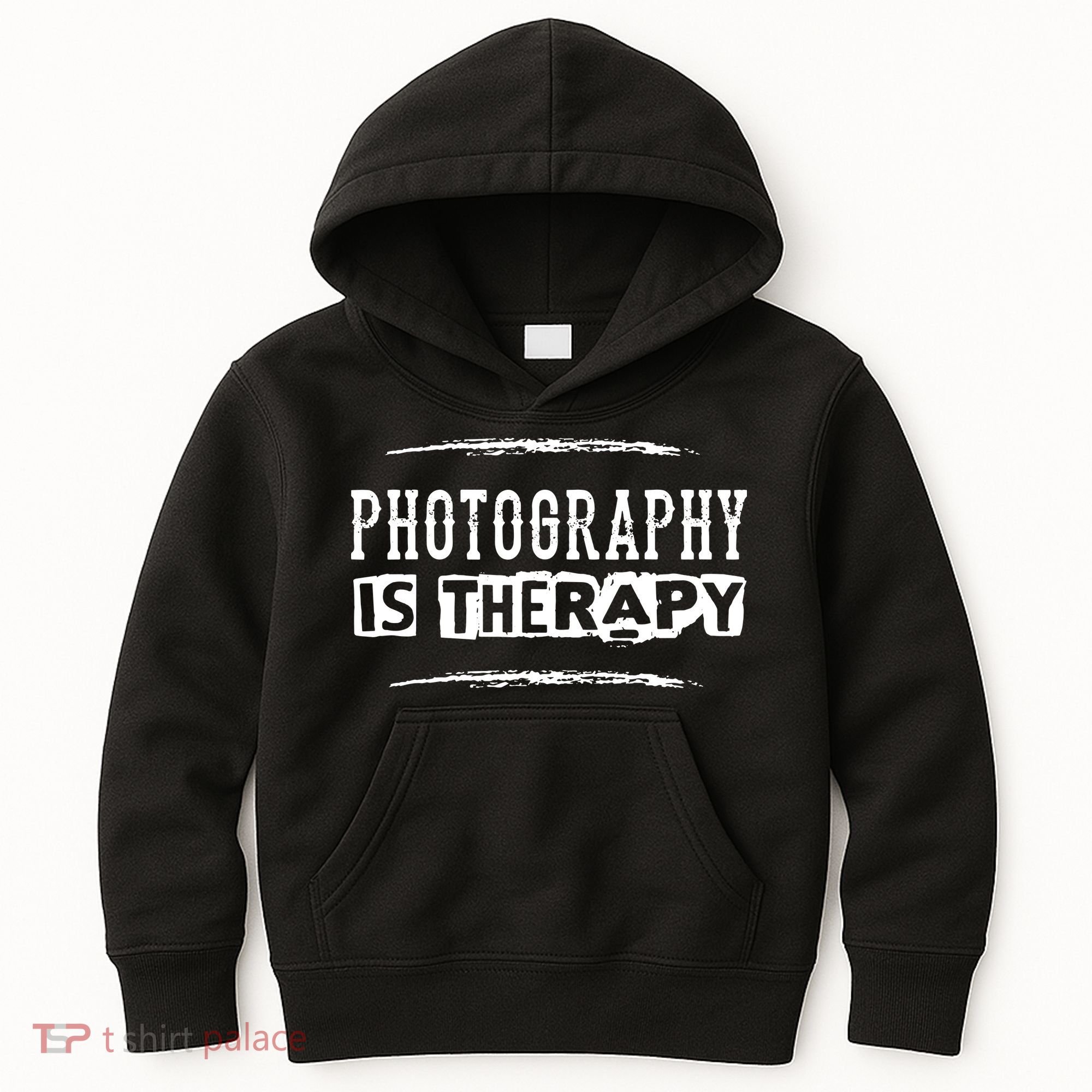 Photography Is Therapy Funny Photographer Saying Kids Hoodie