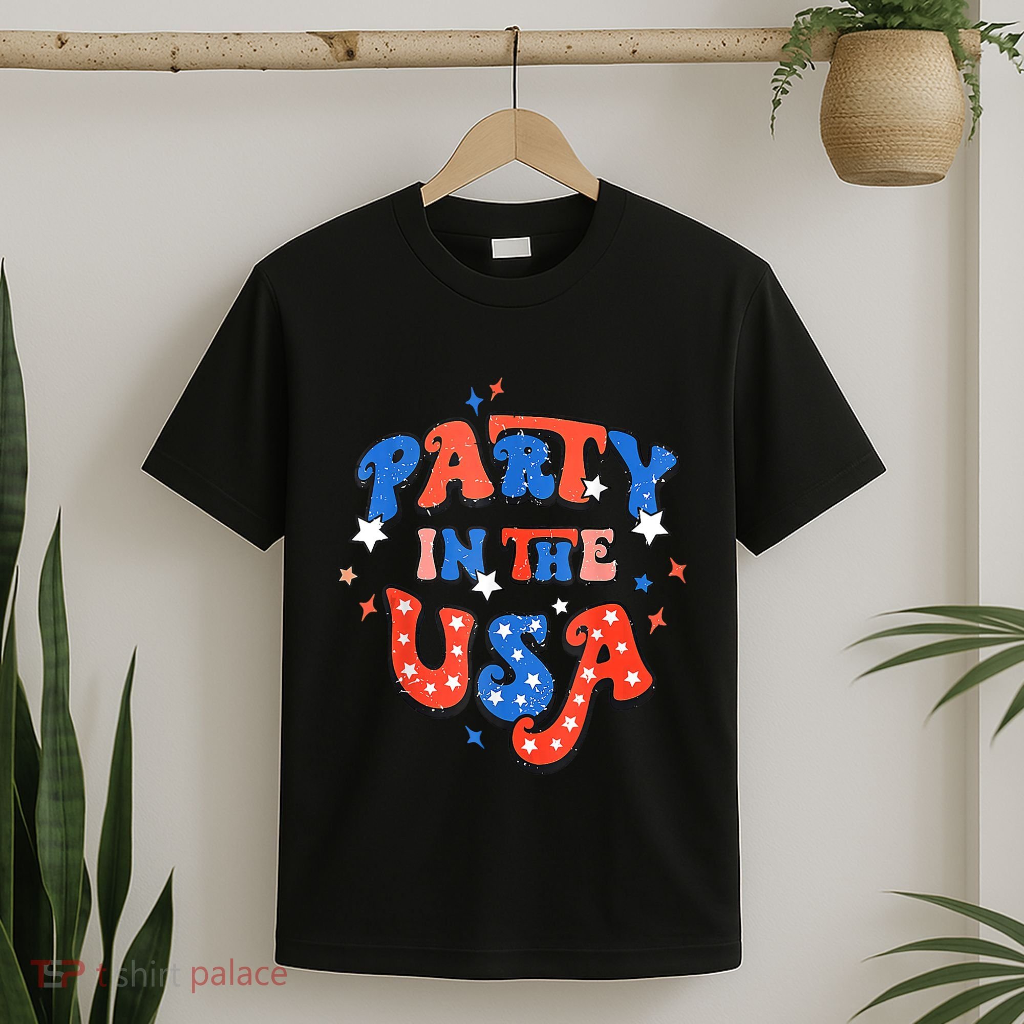 Party In The USA 4th Of July Independence Day USA Vintage T-Shirt