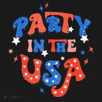 Party In The USA 4th Of July Independence Day USA Vintage T-Shirt thumb 7