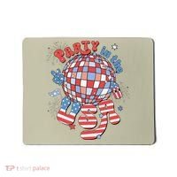 Party In The USA 4th Of July America Independence Disco Mousepad thumb 0