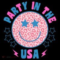Party In The Usa Retro Star Smile Stripe Pom Pom Beanie thumb 2