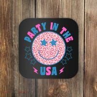 Party In The Usa Retro Star Smile Coaster thumb 0