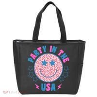 Party In The Usa Retro Star Smile Tote Bag thumb 0