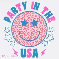 Party In The Usa Retro Star Smile Sweatshirt thumb 3