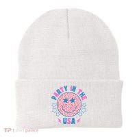Party In The Usa Retro Star Smile Beanie thumb 0
