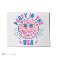Party In The Usa Retro Star Smile Mousepad thumb 0
