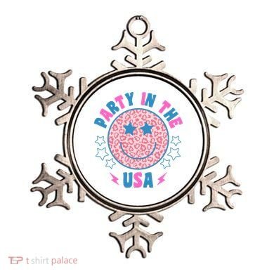 Party In The Usa Retro Star Smile Ornament