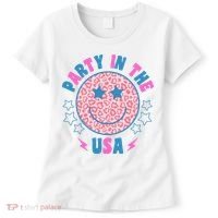 Party In The Usa Retro Star Smile Women's T-Shirt thumb 0