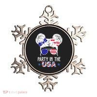 Party In The Usa Hair Bun 4th Of July Ornament thumb 0