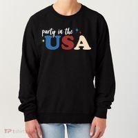 Party In The USA Holiday Festive Women's Sweatshirt thumb 0