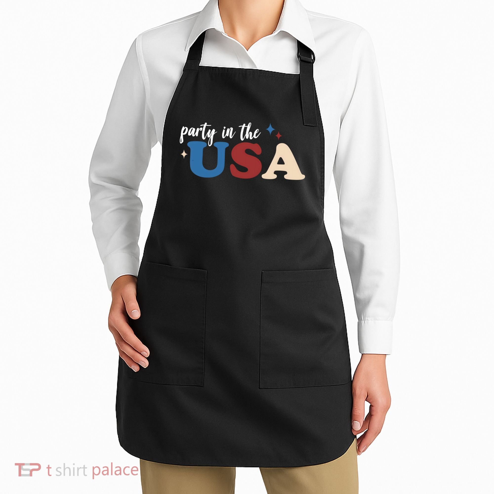 Party In The USA Holiday Festive Apron