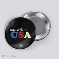 Party In The USA Holiday Festive Button thumb 0