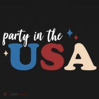 Party In The USA Holiday Festive Magnet thumb 1