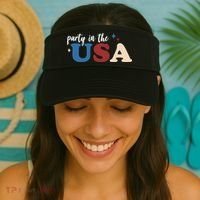 Party In The USA Holiday Festive Visor thumb 2