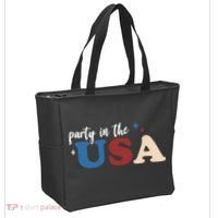 Party In The USA Holiday Festive Tote Bag thumb 2