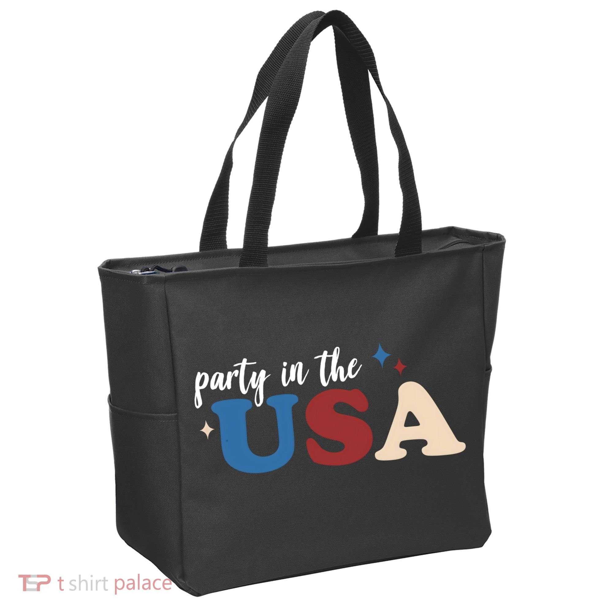 Party In The USA Holiday Festive Tote Bag