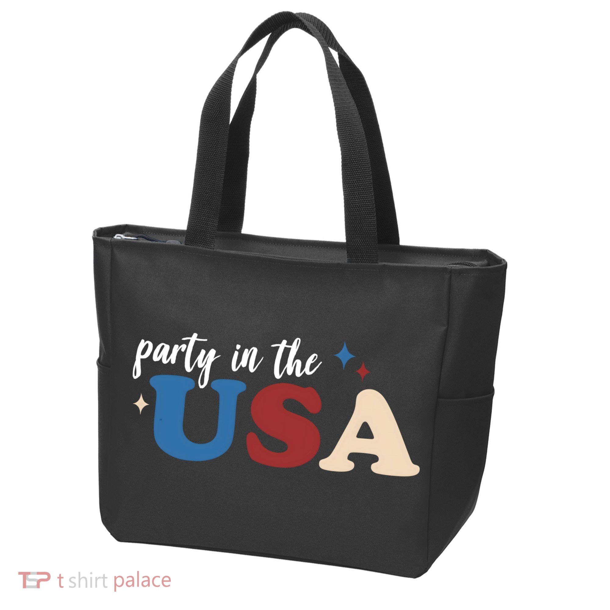 Party In The USA Holiday Festive Tote Bag