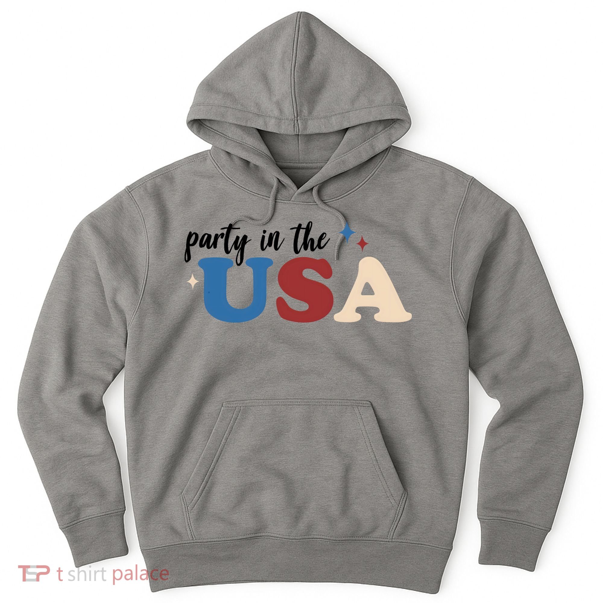 Party In The USA Holiday Festive Hoodie