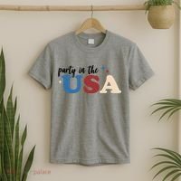 Party In The USA Holiday Festive T-Shirt thumb 2