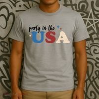Party In The USA Holiday Festive T-Shirt thumb 3