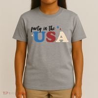 Party In The USA Holiday Festive T-Shirt thumb 4