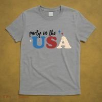 Party In The USA Holiday Festive T-Shirt thumb 5
