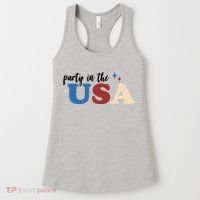 Party In The USA Holiday Festive Women's Tank Top thumb 0