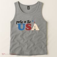 Party In The USA Holiday Festive Tank Top thumb 2