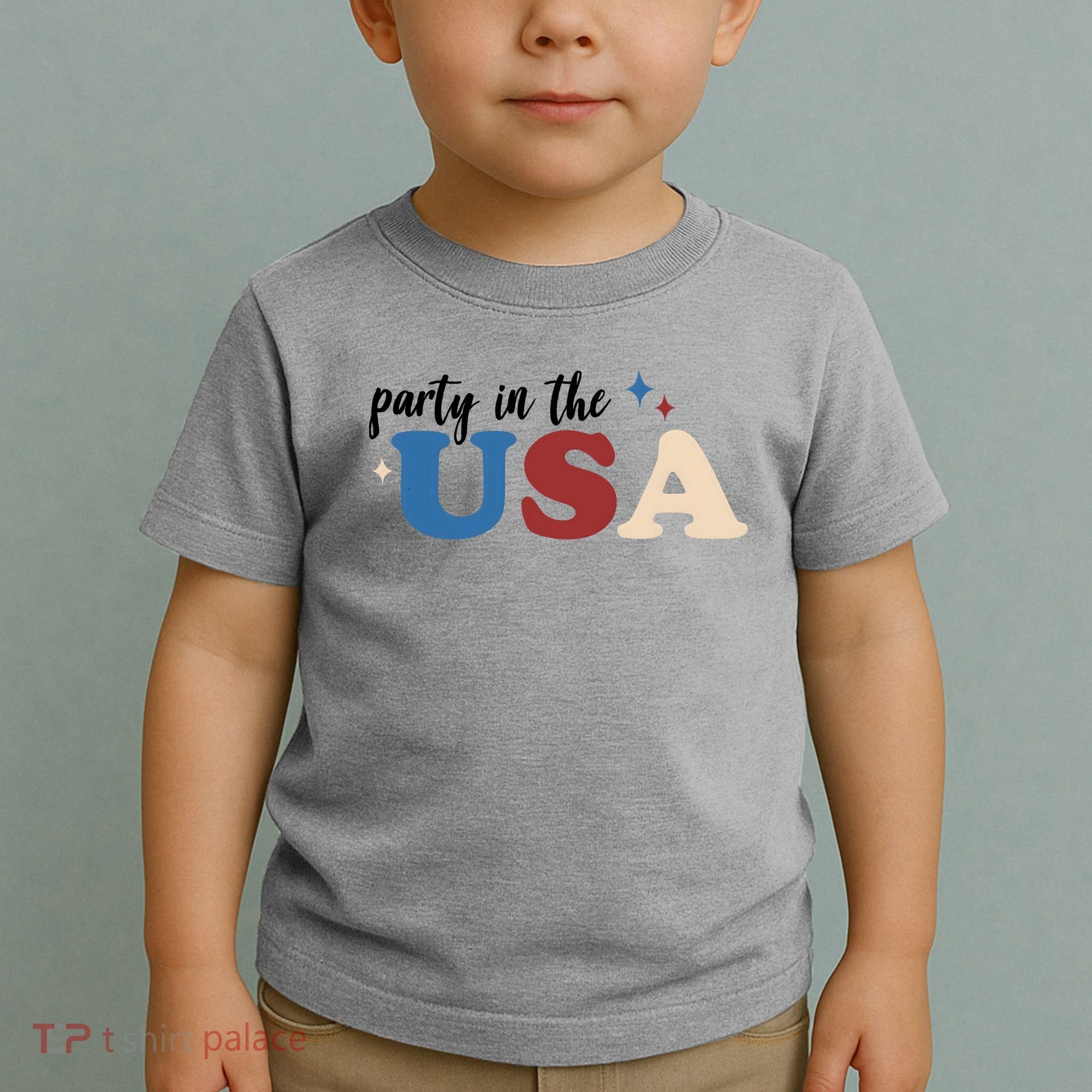 Party In The USA Holiday Festive Toddler T-Shirt