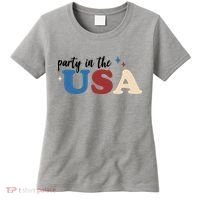 Party In The USA Holiday Festive Women's T-Shirt thumb 0