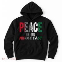 Peace In The Middle East Palestine Flag Hoodie thumb 0