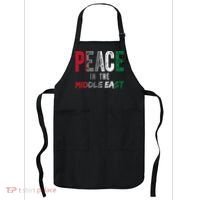 Peace In The Middle East Palestine Flag Apron thumb 0